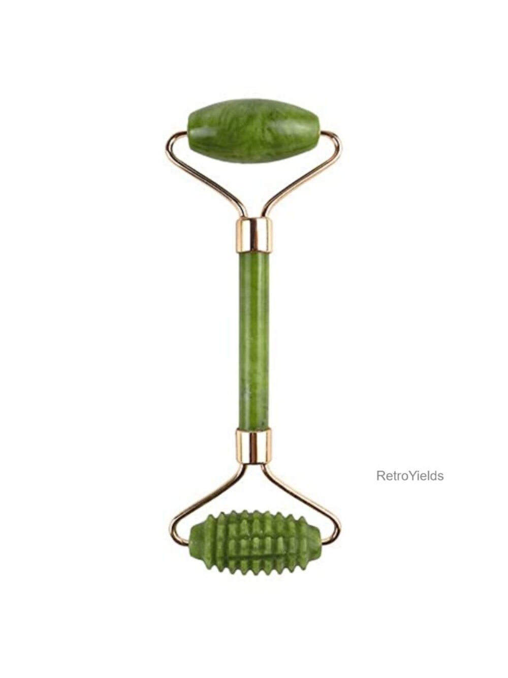 Jade Facial Roller Spiky Smooth Massager Anti Aging Skin Care